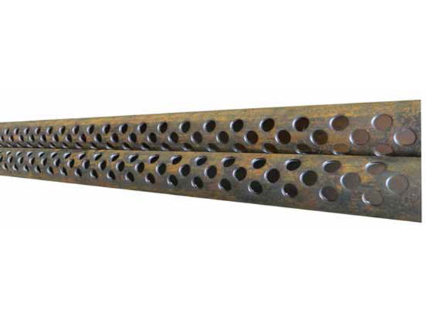 Punching tooling is equipped to punch holes on aluminum pipes or aluminum profiles