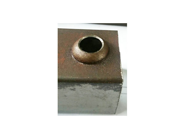 Punching tooling is equipped to punch holes on aluminum pipes or aluminum profiles